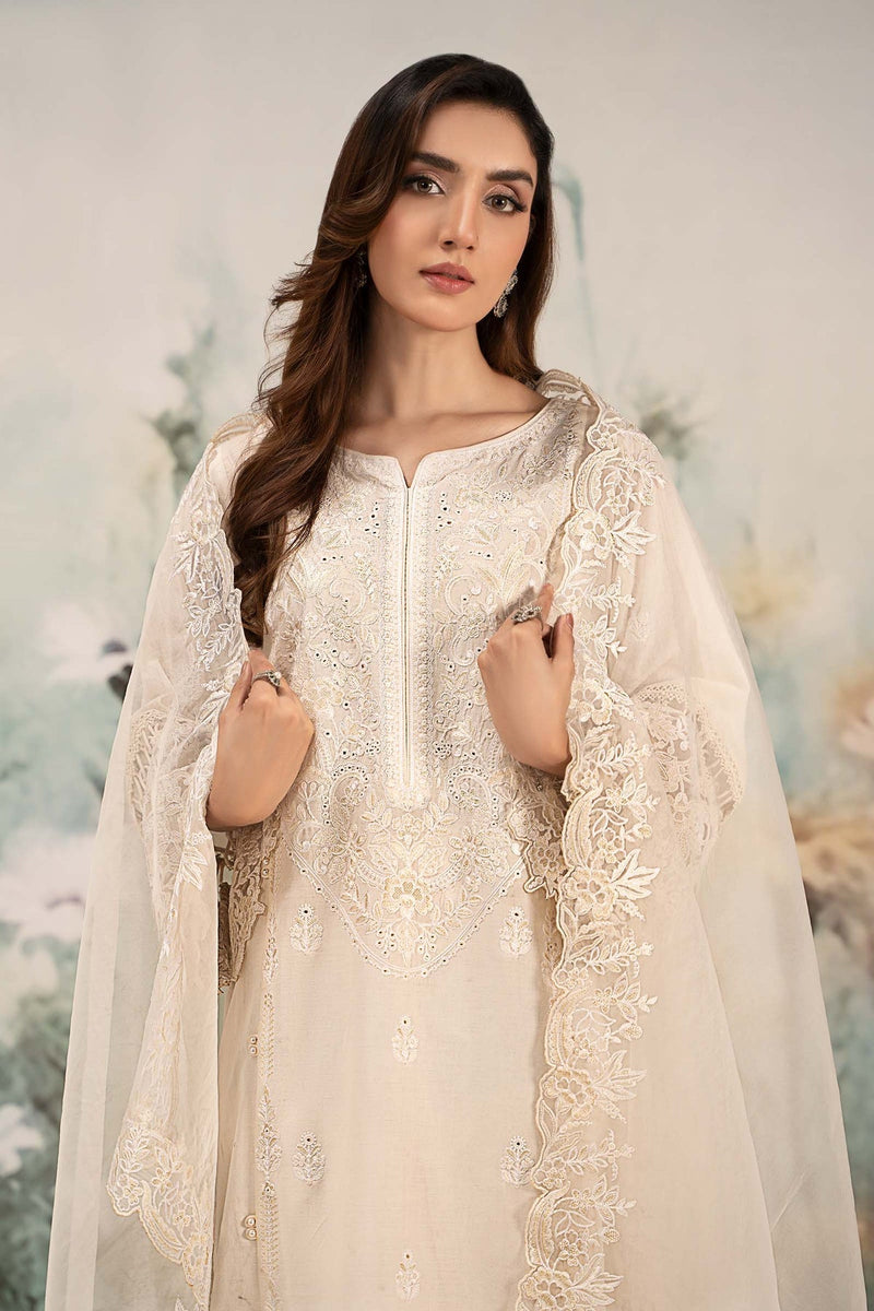 Maria B | Casual Pret 25 | DW-EF25-95 by Maria B - Designer Dress - Type: Ladies Clothes - Available at Libayah - 100% Original