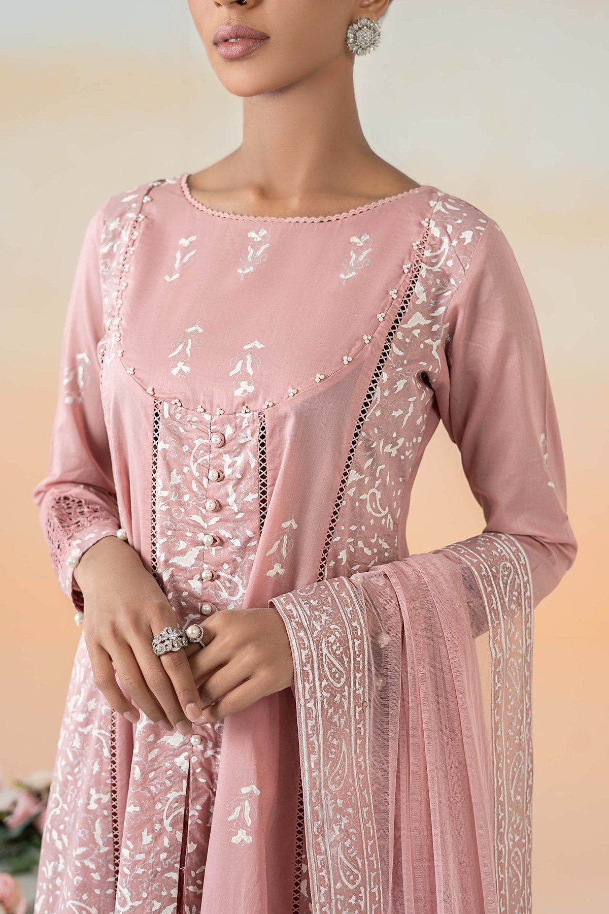 Maria B | Casual Pret 25 | DW-EF25-97 by Maria B - Designer Dress - Type: Ladies Clothes - Available at Libayah - 100% Original