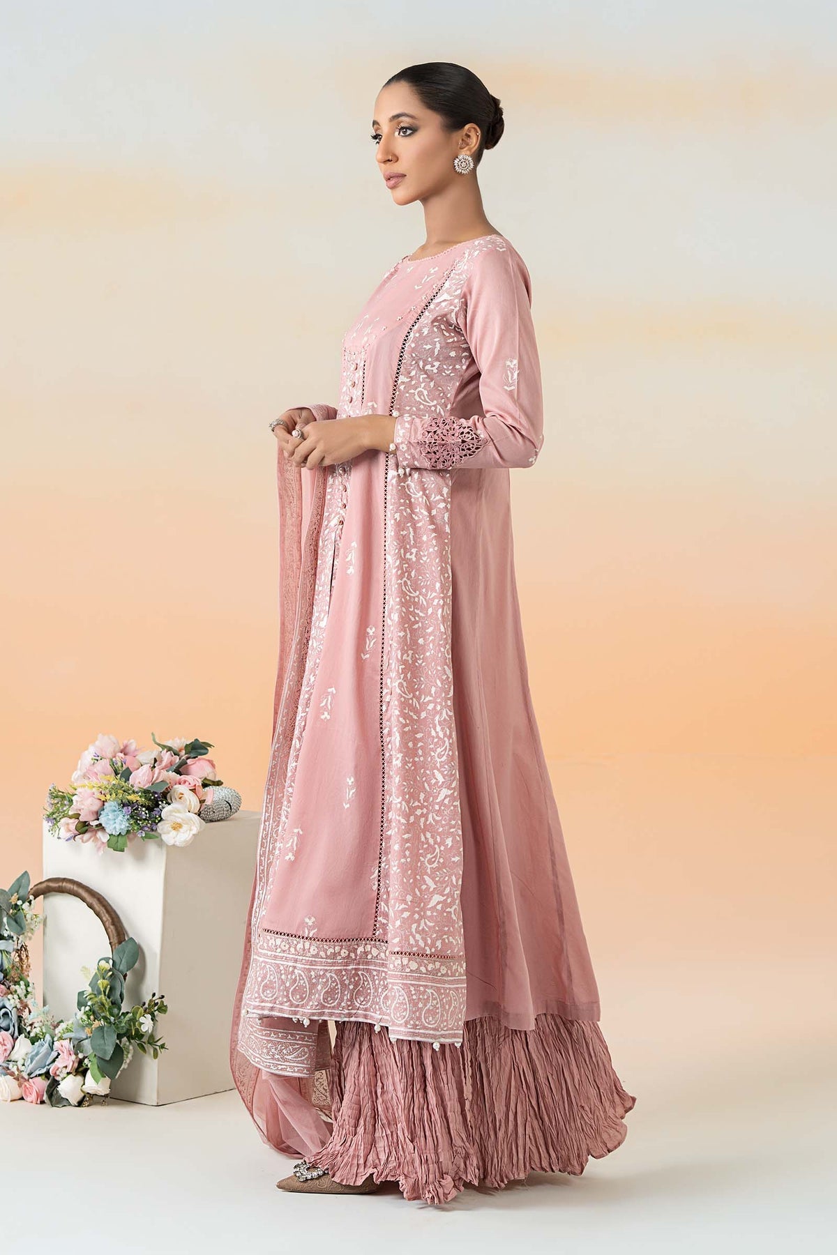 Maria B | Casual Pret 25 | DW-EF25-97 by Maria B - Designer Dress - Type: Ladies Clothes - Available at Libayah - 100% Original