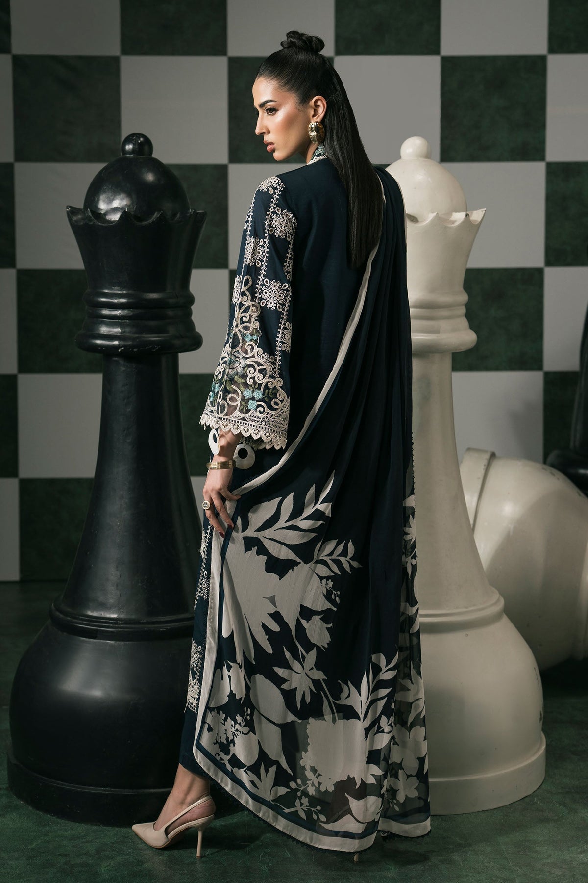 Maria B | Eid Festive Pret | DW-EF26-05 - Designer Dress - Type : Ladies Clothes - Available at Libayah - 100% Original
