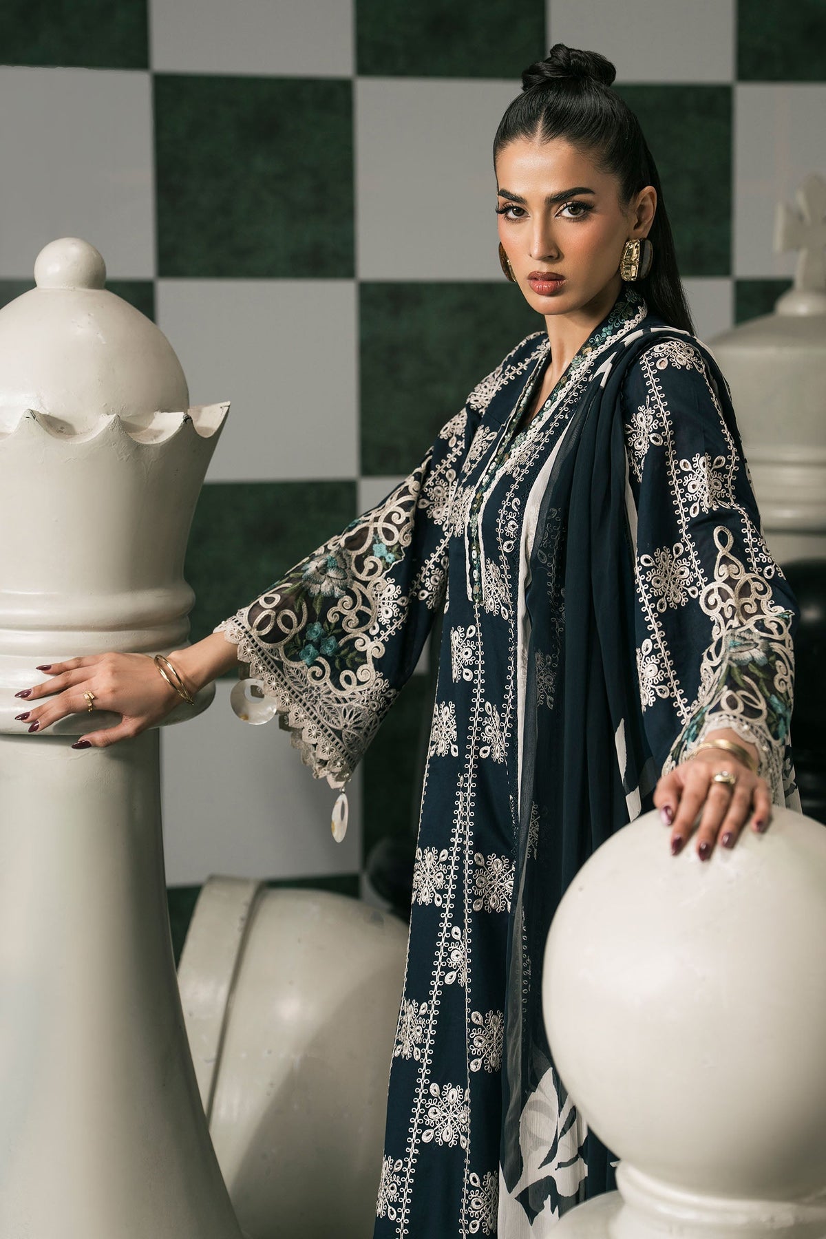 Maria B | Eid Festive Pret | DW-EF26-05 - Designer Dress - Type : Ladies Clothes - Available at Libayah - 100% Original