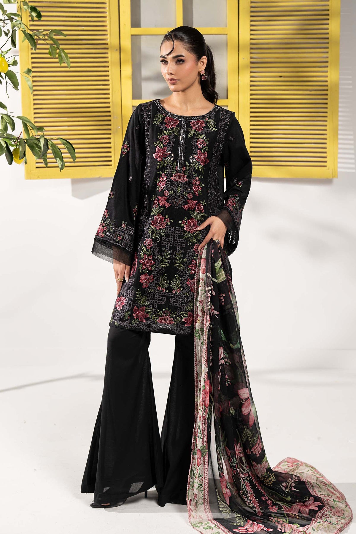 Maria B | Eid Festive Pret | DW-EF26-10 - Designer Dress - Type : Ladies Clothes - Available at Libayah - 100% Original