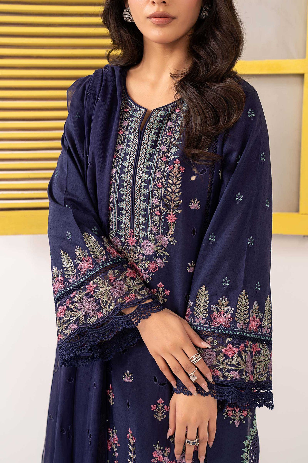 Maria B | Eid Festive Pret | DW-EF26-24 - Designer Dress - Type : Ladies Clothes - Available at Libayah - 100% Original