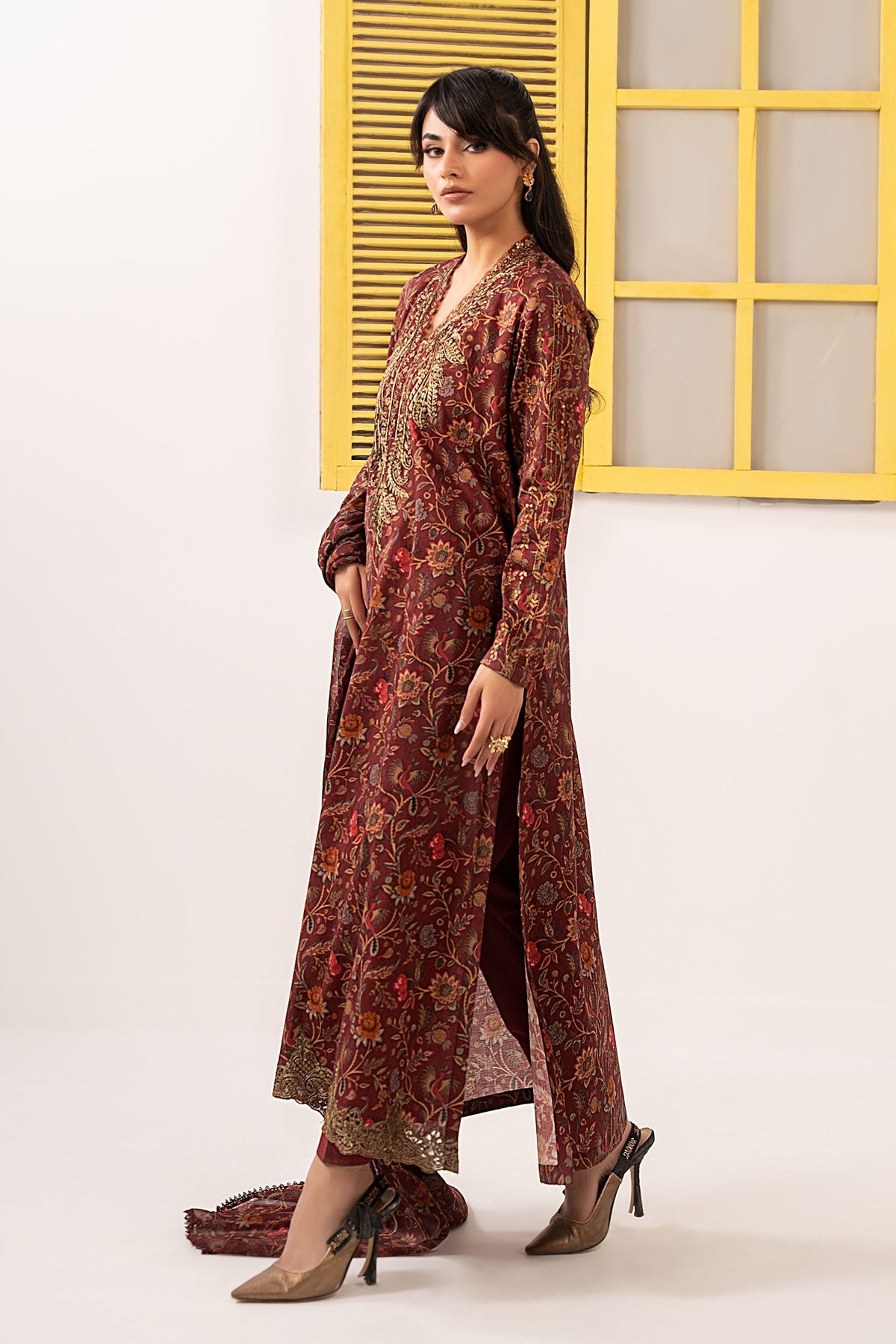 Maria B | Eid Festive Pret | DW-EF26-28 - Designer Dress - Type : Ladies Clothes - Available at Libayah - 100% Original