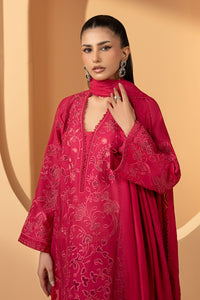 Maria B | Luxury Pret Pre Fall | DW-EF26-30-Magenta by Maria B - Designer Dress  - Type : Ladies Clothes - Available at Libayah - 100% Original 