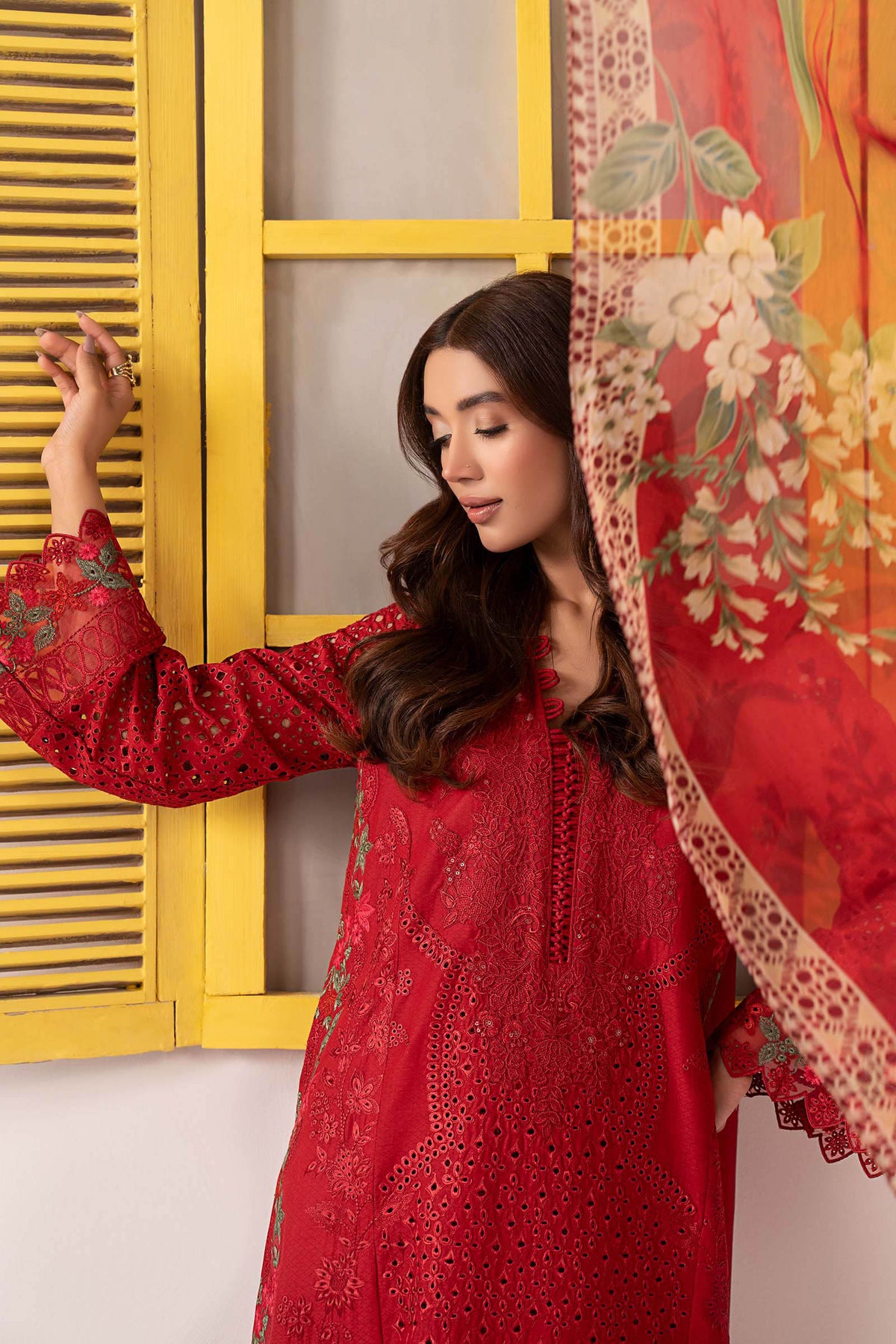 Maria B | Eid Festive Pret | DW-EF26-34 - Designer Dress - Type : Ladies Clothes - Available at Libayah - 100% Original