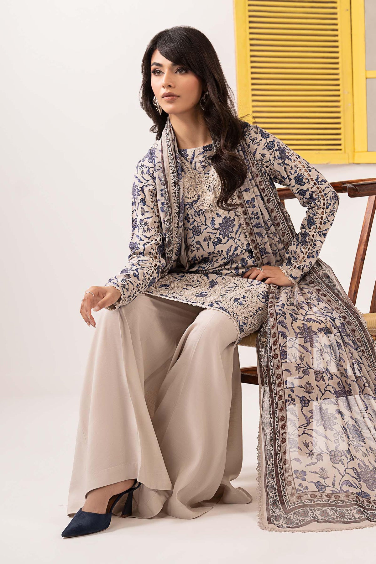 Maria B | Eid Festive Pret | DW-EF26-37 - Designer Dress - Type : Ladies Clothes - Available at Libayah - 100% Original