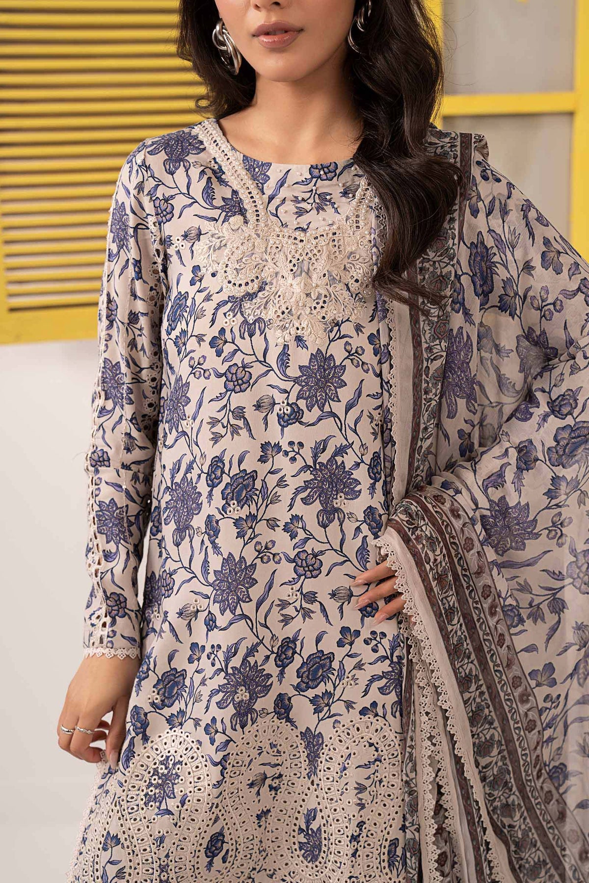 Maria B | Eid Festive Pret | DW-EF26-37 - Designer Dress - Type : Ladies Clothes - Available at Libayah - 100% Original