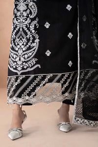Maria B | Luxury Winter Pret 25 | DW-MN24-04R1-Black by Maria B - Designer Dress  - Type : Ladies Clothes - Available at Libayah - 100% Original 