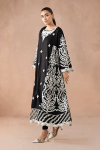 Maria B | Luxury Winter Pret 25 | DW-MN24-04R1-Black by Maria B - Designer Dress  - Type : Ladies Clothes - Available at Libayah - 100% Original 