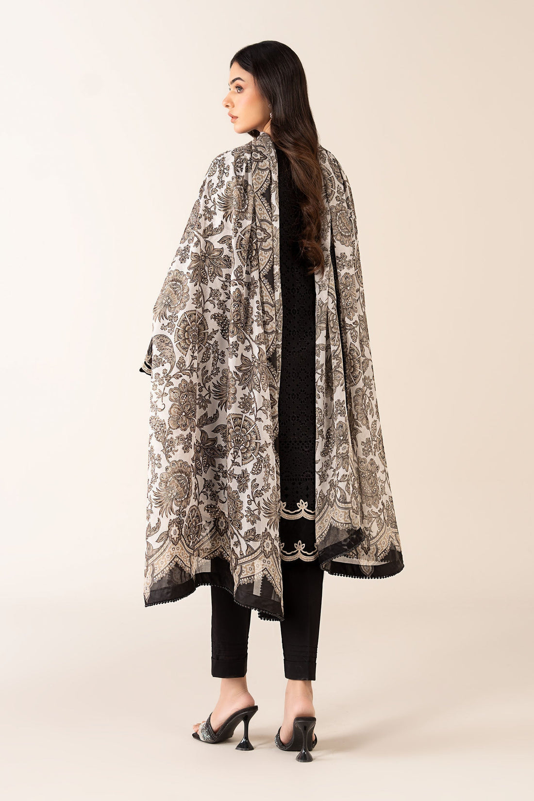 Maria B | Pre Fall 25 | Chiffon Suit 06 by Maria B - Designer Dress  - Type : Ladies Clothes - Available at Libayah - 100% Original 