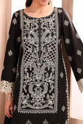 Maria B | Luxury Winter Pret 25 | DW-MN25-06-Black by Maria B - Designer Dress  - Type : Ladies Clothes - Available at Libayah - 100% Original 