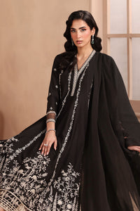 Maria B | Luxury Winter Pret 25 | DW-MN25-09-Black by Maria B - Designer Dress  - Type : Ladies Clothes - Available at Libayah - 100% Original 
