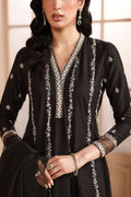 Maria B | Luxury Winter Pret 25 | DW-MN25-09-Black by Maria B - Designer Dress  - Type : Ladies Clothes - Available at Libayah - 100% Original 