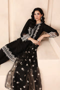 Maria B | Luxury Winter Pret 25 | DW-MN25-13-Black by Maria B - Designer Dress  - Type : Ladies Clothes - Available at Libayah - 100% Original 
