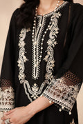 Maria B | Luxury Winter Pret 25 | DW-MN25-13-Black by Maria B - Designer Dress  - Type : Ladies Clothes - Available at Libayah - 100% Original 