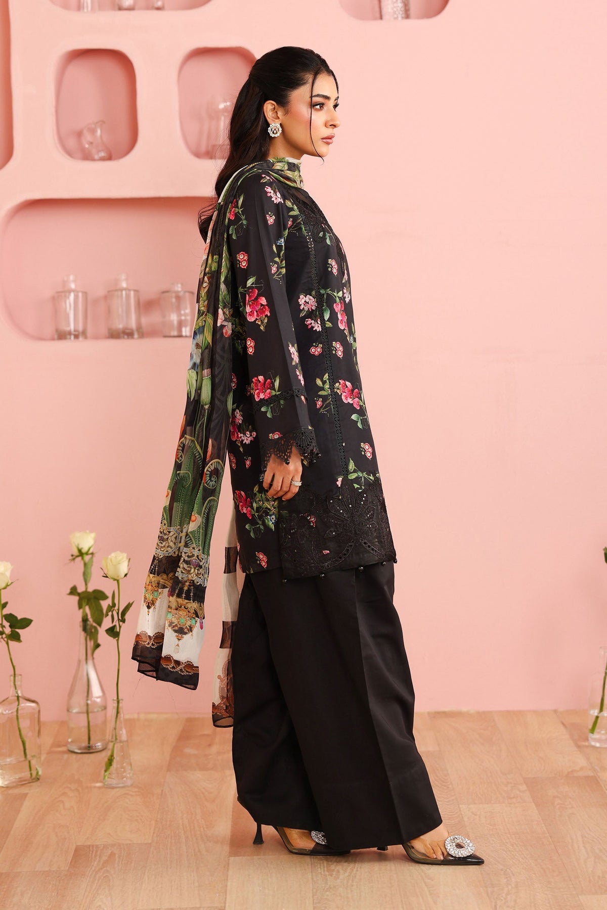 Maria B | Pre Fall 25 | Cotton Suit 10 by Maria B - Designer Dress  - Type : Ladies Clothes - Available at Libayah - 100% Original 