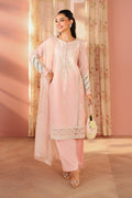 Maria B | Luxury Winter Pret 25 | DW-PF25-34-Pink by Maria B - Designer Dress  - Type : Ladies Clothes - Available at Libayah - 100% Original 