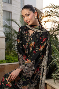 Maria B | Luxury Pret Pre Fall | DW-PF26-03-Black by Maria B - Designer Dress  - Type : Ladies Clothes - Available at Libayah - 100% Original 