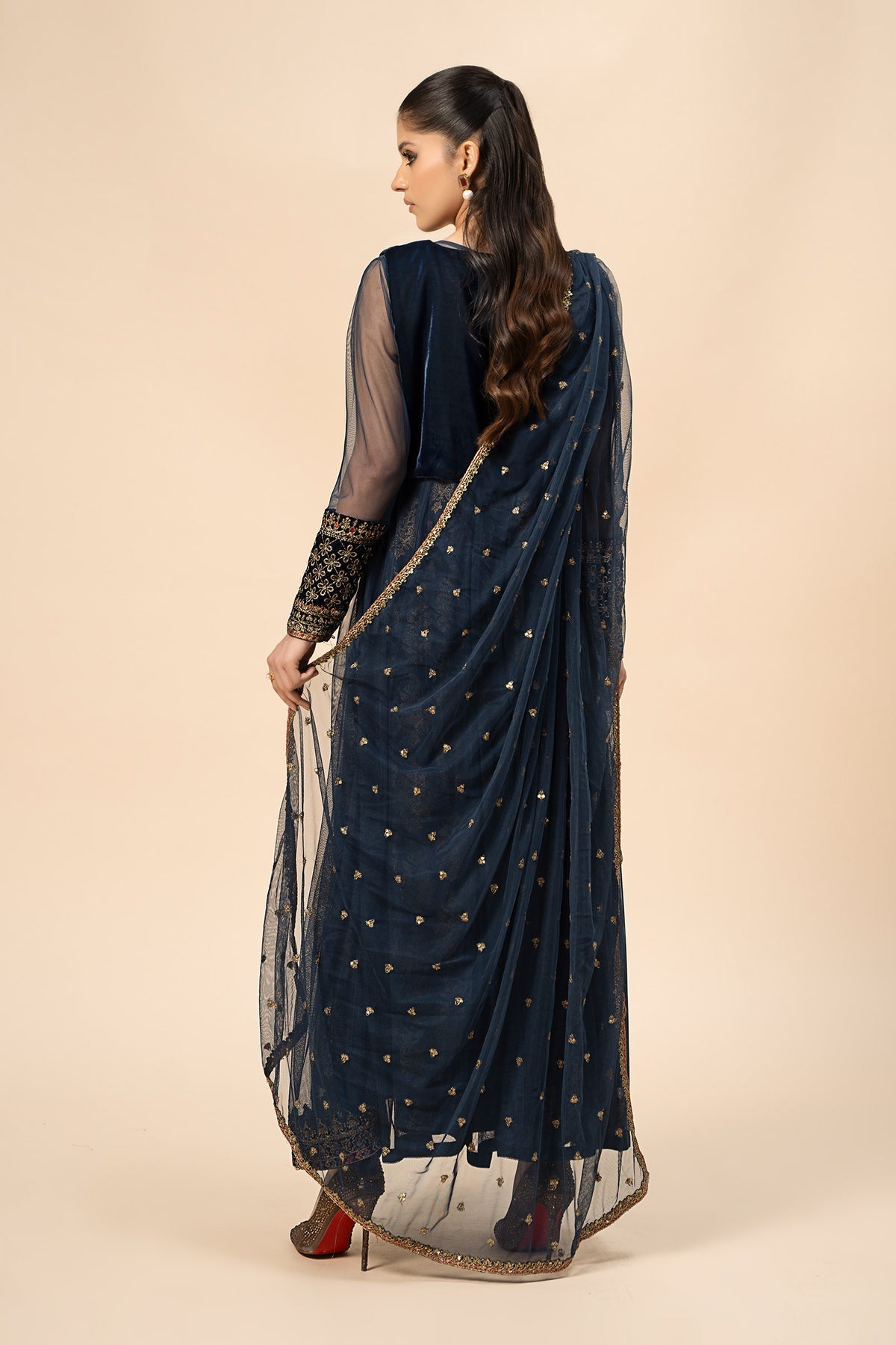 Maria B | Casual Pret 2024 | Khaddar Suit | DW-W24-151 by Maria B - Designer Dress - Type: Ladies Clothes - Available at Libayah - 100% Original