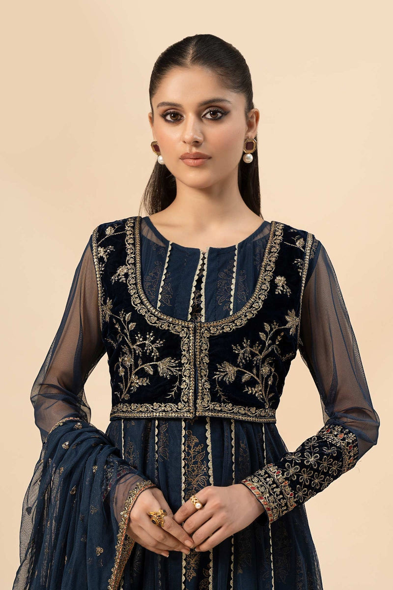 Maria B | Casual Pret 2024 | Khaddar Suit | DW-W24-151 by Maria B - Designer Dress - Type: Ladies Clothes - Available at Libayah - 100% Original