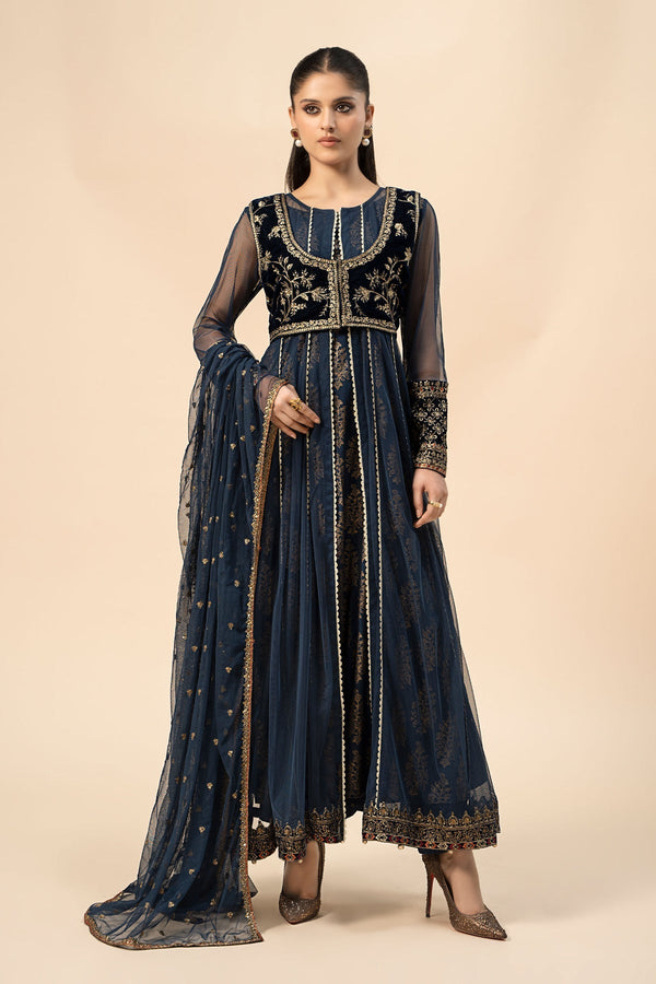 Maria B | Casual Pret 2024 | Khaddar Suit | DW-W24-151 by Maria B - Designer Dress - Type: Ladies Clothes - Available at Libayah - 100% Original