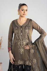 Maria B | Luxury Winter Pret 25 | DW-W25-01-Black by Maria B - Designer Dress  - Type : Ladies Clothes - Available at Libayah - 100% Original 