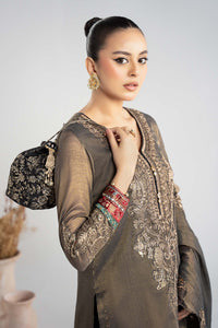 Maria B | Luxury Winter Pret 25 | DW-W25-01-Black by Maria B - Designer Dress  - Type : Ladies Clothes - Available at Libayah - 100% Original 