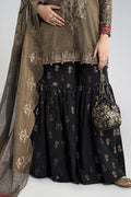 Maria B | Luxury Winter Pret 25 | DW-W25-01-Black by Maria B - Designer Dress  - Type : Ladies Clothes - Available at Libayah - 100% Original 