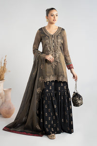 Maria B | Luxury Winter Pret 25 | DW-W25-01-Black by Maria B - Designer Dress  - Type : Ladies Clothes - Available at Libayah - 100% Original 