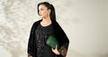 Maria B | Luxury Winter Pret 25 | DW-W25-20-Black by Maria B - Designer Dress  - Type : Ladies Clothes - Available at Libayah - 100% Original 