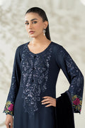 Maria B | Luxury Winte r Pret 25 |DW-W25-20-Blue by Maria B - Designer Dress  - Type : Ladies Clothes - Available at Libayah - 100% Original 