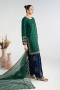 Maria B | Luxury Winter Pret 25 | DW-W25-27-Green by Maria B - Designer Dress  - Type : Ladies Clothes - Available at Libayah - 100% Original 