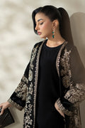Maria B | Luxury Winter Pret 25 | DW-W25-43-Black by Maria B - Designer Dress  - Type : Ladies Clothes - Available at Libayah - 100% Original 