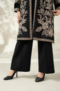Maria B | Luxury Winter Pret 25 | DW-W25-43-Black by Maria B - Designer Dress  - Type : Ladies Clothes - Available at Libayah - 100% Original 