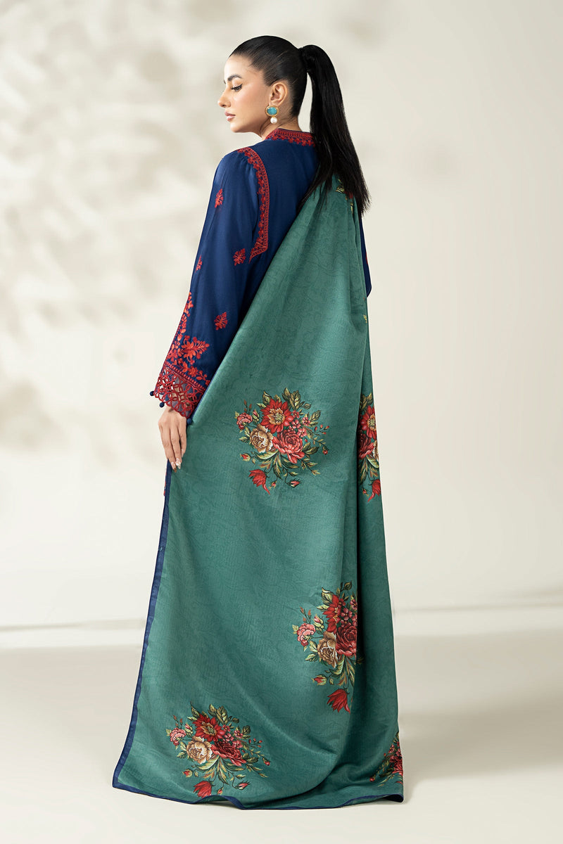 Maria B | Pre Fall Dresses | 3 Piece Embroidered Marina Suit WW by Maria B - Designer Dress  - Type : Ladies Clothes - Available at Libayah - 100% Original 