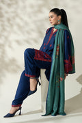 Maria B | Luxury Winter Pret 25 | DW-W25-46-Blue by Maria B - Designer Dress  - Type : Ladies Clothes - Available at Libayah - 100% Original 