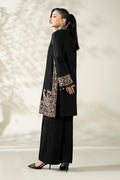 Maria B | Luxury Winter Pret 25 | DW-W25-49-Black by Maria B - Designer Dress  - Type : Ladies Clothes - Available at Libayah - 100% Original 