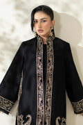 Maria B | Luxury Winter Pret 25 | DW-W25-49-Black by Maria B - Designer Dress  - Type : Ladies Clothes - Available at Libayah - 100% Original 