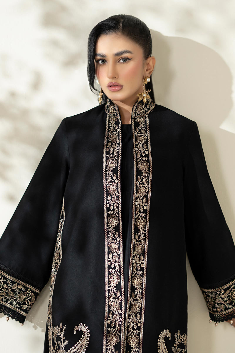 Maria B | Pre Fall Dresses | 3 Piece Embroidered Khaddar Suit YY by Maria B - Designer Dress  - Type : Ladies Clothes - Available at Libayah - 100% Original 