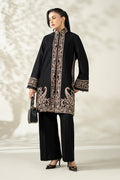 Maria B | Luxury Winter Pret 25 | DW-W25-49-Black by Maria B - Designer Dress  - Type : Ladies Clothes - Available at Libayah - 100% Original 