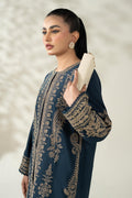 Maria B | Luxury Winter Pret 25 | DW-W25-58-Blue by Maria B - Designer Dress  - Type : Ladies Clothes - Available at Libayah - 100% Original 