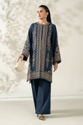 Maria B | Luxury Winter Pret 25 | DW-W25-58-Blue by Maria B - Designer Dress  - Type : Ladies Clothes - Available at Libayah - 100% Original 