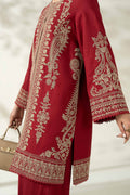 Maria B | Luxury Winter Pret 25 | DW-W25-58-Maroon by Maria B - Designer Dress  - Type : Ladies Clothes - Available at Libayah - 100% Original 