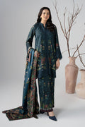 Maria B | Pre Fall Dresses | 3 Piece Embroidered Linen Suit ZE by Maria B - Designer Dress  - Type : Ladies Clothes - Available at Libayah - 100% Original 