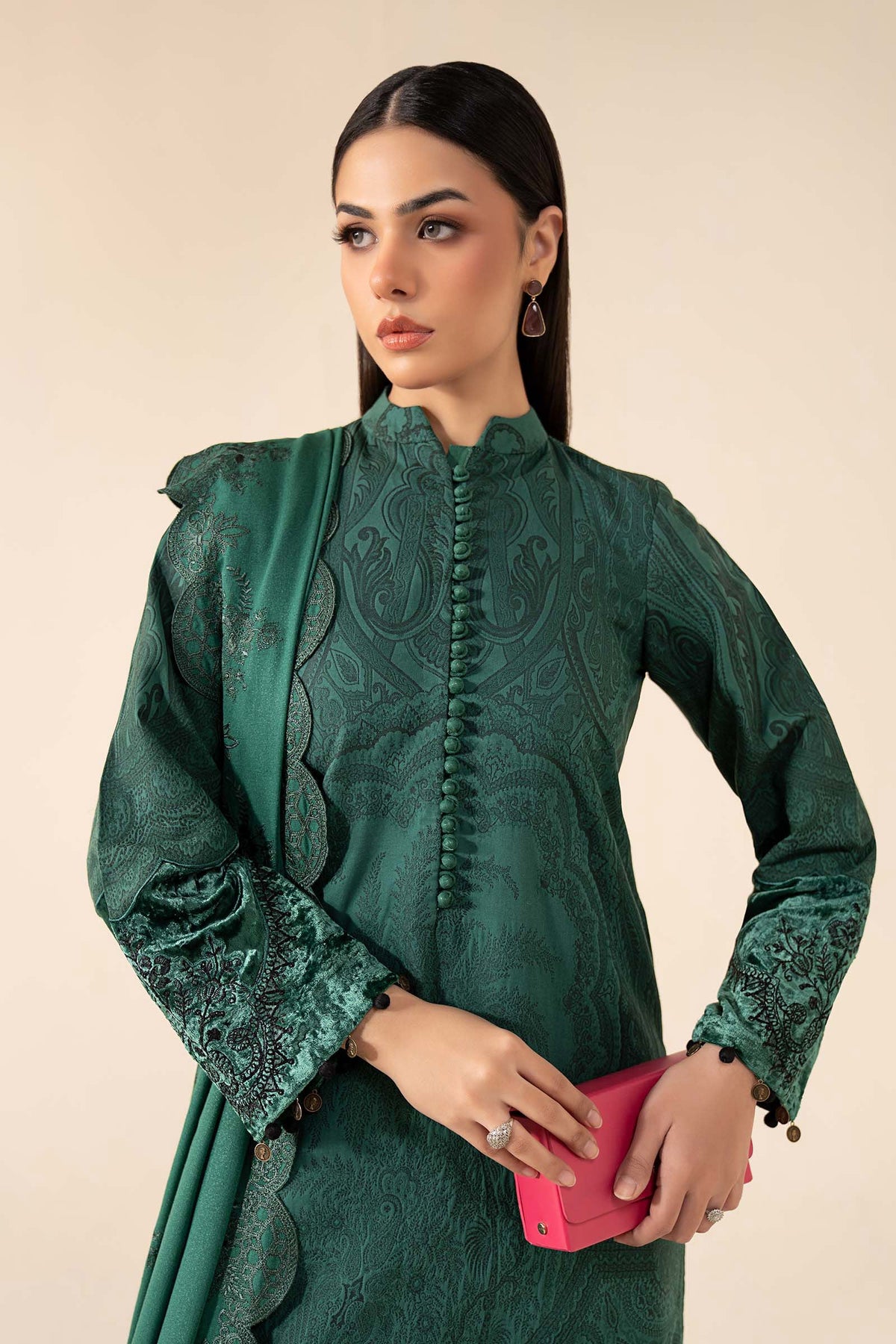 Maria B | Eid Festive Pret | DW-W25-75 - Designer Dress - Type : Ladies Clothes - Available at Libayah - 100% Original