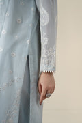 Maria B | Luxury Winter Pret 25 | DW-EA25-76-Blue by Maria B - Designer Dress  - Type : Ladies Clothes - Available at Libayah - 100% Original 