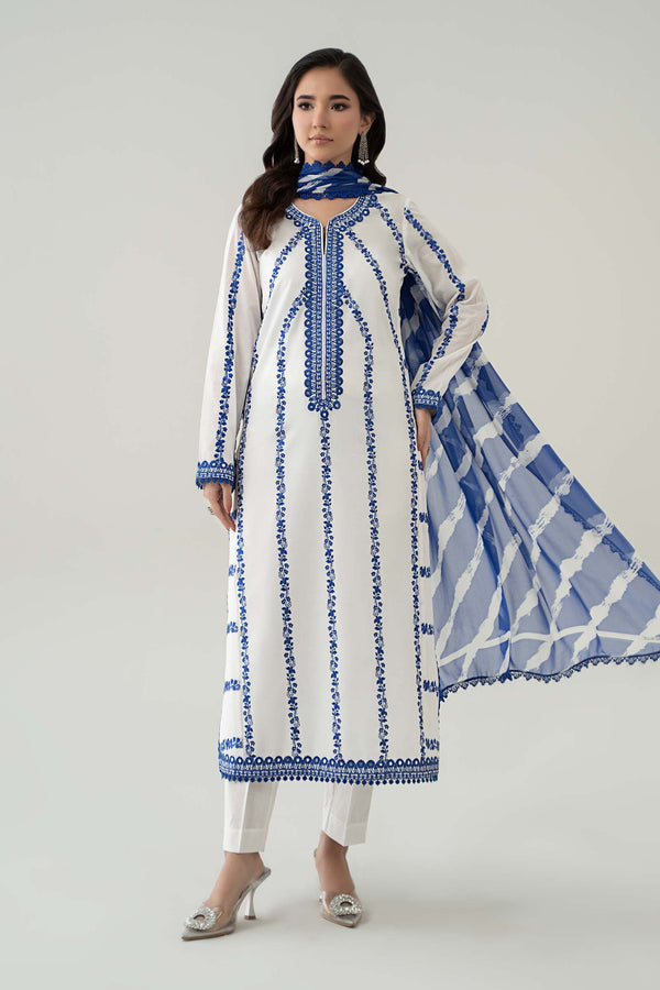 Maria B | Luxury Pret 25 | DW-EA25-60 by Maria B - Designer Dress - Type: Ladies Clothes - Available at Libayah - 100% Original