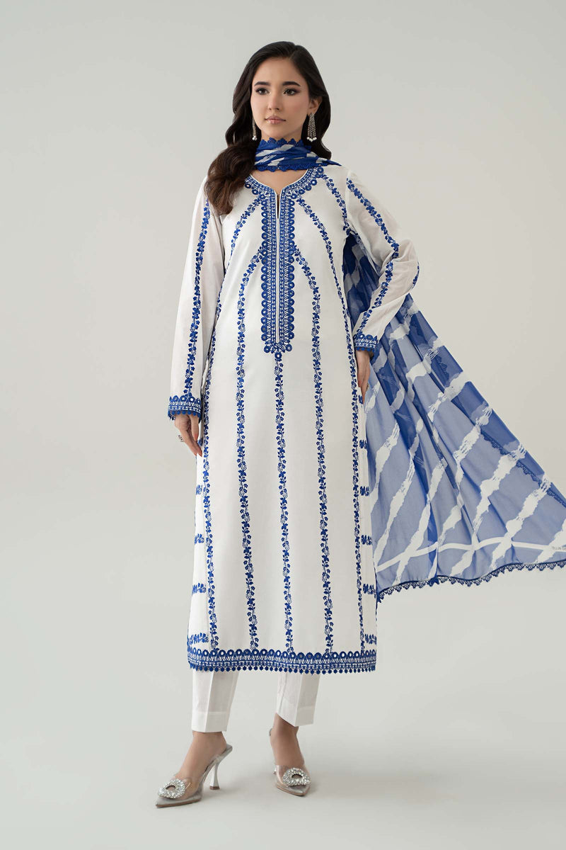 Maria B | Luxury Pret 25 | DW-EA25-60 by Maria B - Designer Dress - Type: Ladies Clothes - Available at Libayah - 100% Original