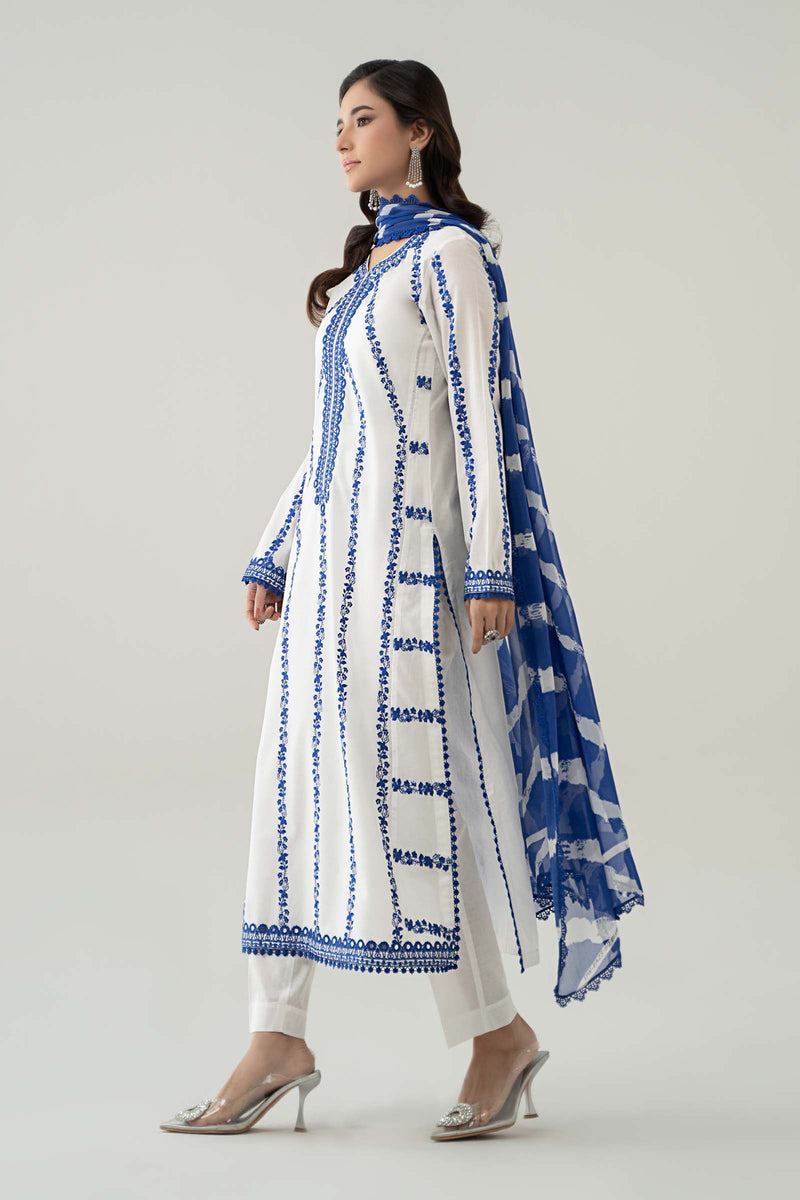 Maria B | Luxury Pret 25 | DW-EA25-60 by Maria B - Designer Dress - Type: Ladies Clothes - Available at Libayah - 100% Original
